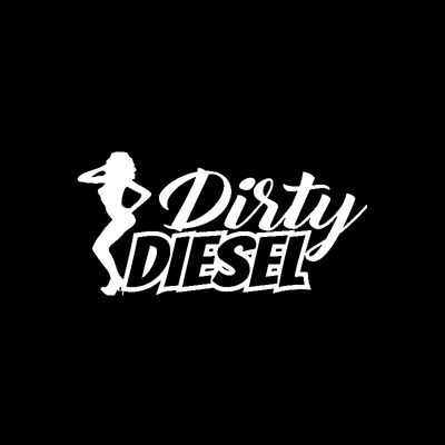 Dirty Diesel, Sexy babe Die Cut Vinyl Decal sticker