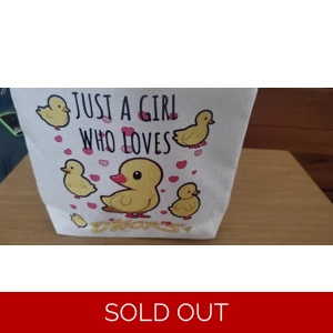 Love ducks makeup bag