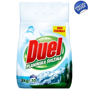 Pralni prašek Duel Planinska svežina 3 kg