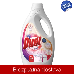 Tekoči detergent Duel za barvno perilo Color Care 2,450 l