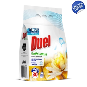 Pralni prašek Duel Soft Lotus 2,7 kg