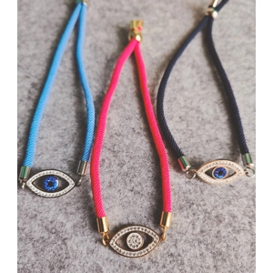Pulseira Olho Turco com brilhantes