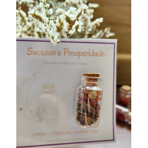 Frasco mágico do Sucesso e da Prosperidade