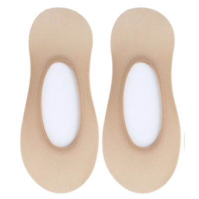 Beige Nylon No Shows