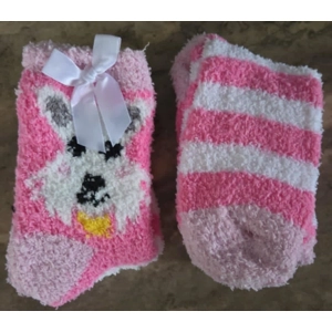 White Doggie with Pink Strip..