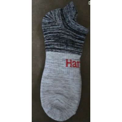 Hanes Two Tone Gray Heel Shield