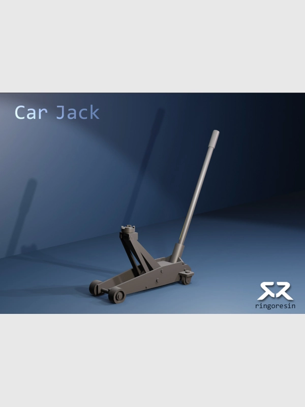 Car Jack in rasied position