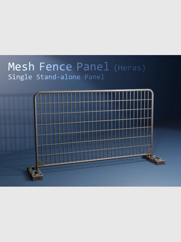 Mesh Fence Panel (Heras) - Stand-alone Panel (ID 17.14)