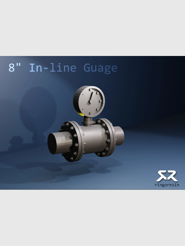 8" In-line Guage