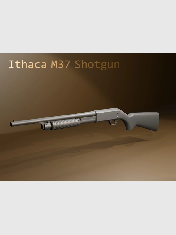 Ithaca M37 pump-action shotgun (ID 9.88)