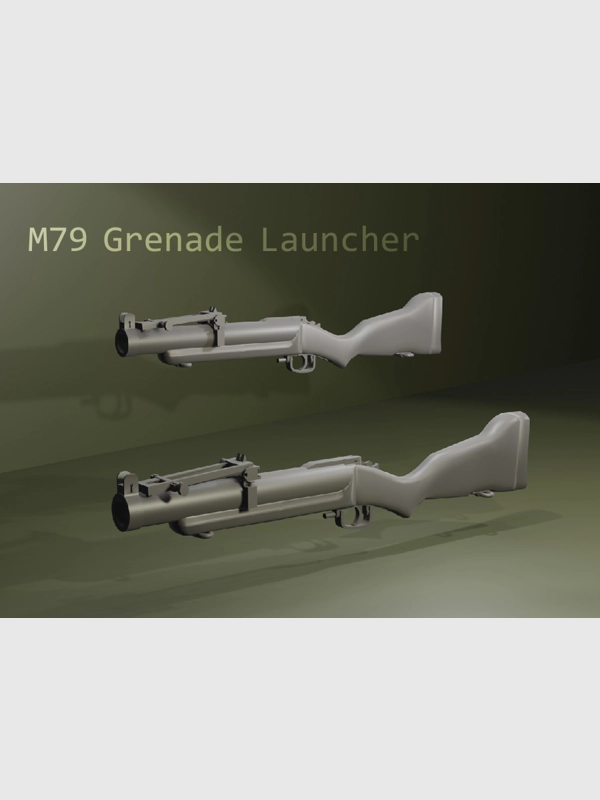 1/24 scale: M79 Grenade Launcher (ID 21.51)