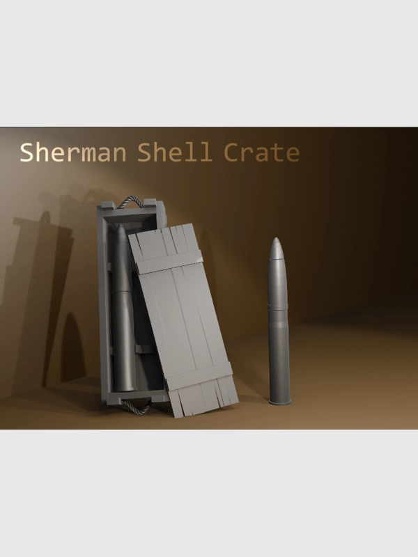 Sherman Shell Crate plus High Explosive Shells (ID 12.12)