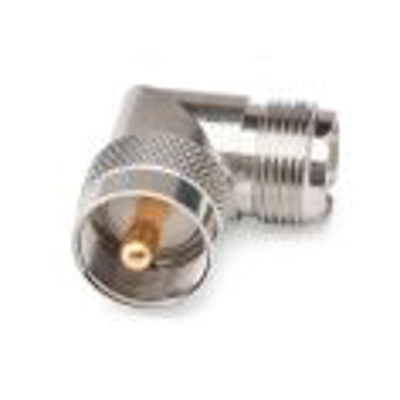 SO239 TO PL259 PREMIUM RIGHT ANGLE ADAPTER