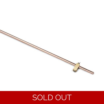 ER-II 100% PURE COPPER EARTH ROD - NOT STEEL PLATED