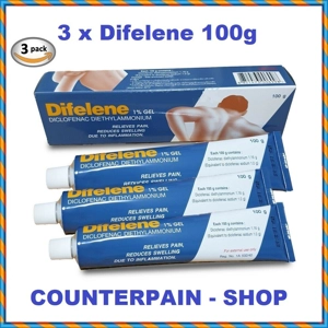 3 x Difelene Gel 3 x Difelene Gel