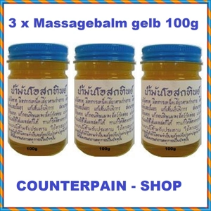 3 x Massagebalm Gelb 3 x Massagebalm Gelb