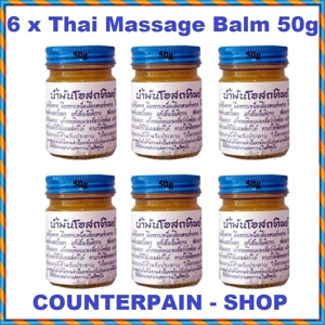 6 x Massagebalm Gelb 6 x Massagebalm Gelb