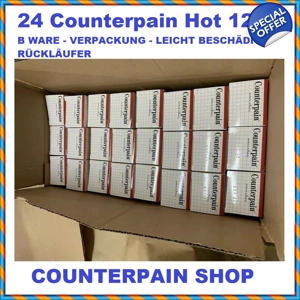 24 x Counterpain Hot 120gr. B WARE 24 x Counterpain Hot 120gr. B WARE