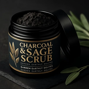 Charcoal Sage Scrub – Deep Clean & Detox for Men