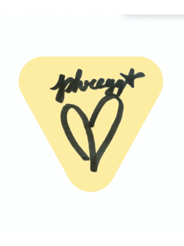 Phregg's 3 PACK signature heart logo sticker