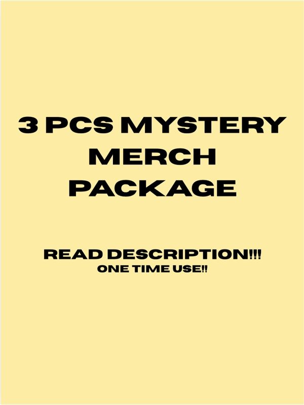 3 pcs. mystery merch package *READ DESCRIPTION*