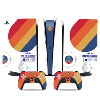 Star Field decal skin for PS5 Digital Console and two Cont.. Star Field decal skin for PS5 Digital Console and two Cont..