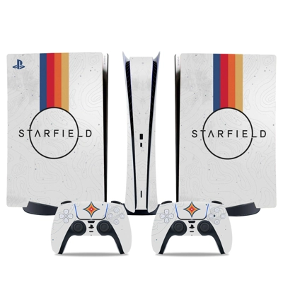 Star Field decal skin for PS5 Digital Console and two Cont.. Star Field decal skin for PS5 Digital Console and two Cont..