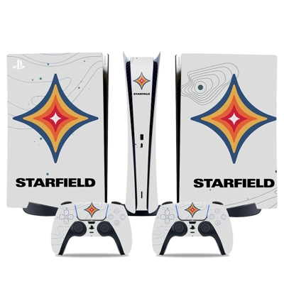Star Field decal skin for PS5 Digital Console and two Cont.. Star Field decal skin for PS5 Digital Console and two Cont..