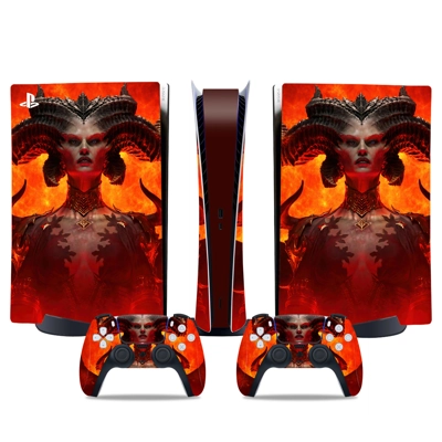 Diablo 4 decal skin for PS5 Digital Console and two Contro.. Diablo 4 decal skin for PS5 Digital Console and two Contro..