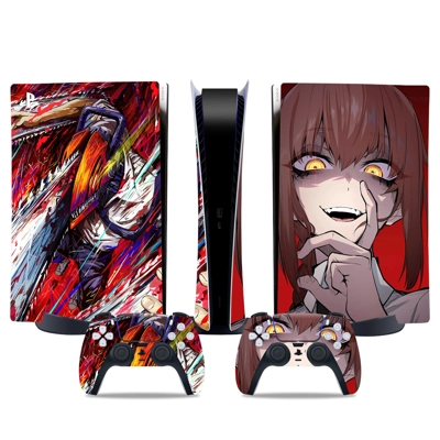 Yandere Chainshaw decal skin for PS5 Digital Console and t.. Yandere Chainshaw decal skin for PS5 Digital Console and t..