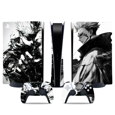 Naruto decal skin for PS5 Digital Console and two Controll.. Naruto decal skin for PS5 Digital Console and two Controll..