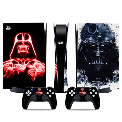 Darth Vader decal skin for PS5 Digital Console and two Con.. Darth Vader decal skin for PS5 Digital Console and two Con..