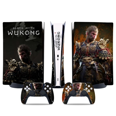 Black Myth Wukong decal skin for PS5 Digital Console and t.. Black Myth Wukong decal skin for PS5 Digital Console and t..