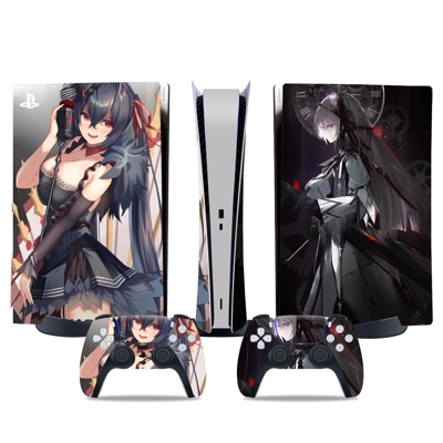 Taihou Muse decal skin for PS5 Digital Console and two Con.. Taihou Muse decal skin for PS5 Digital Console and two Con..