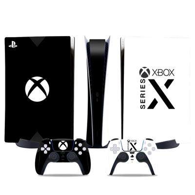 Xbox Classic decal skin for PS5 Digital Console and two Co.. Xbox Classic decal skin for PS5 Digital Console and two Co..