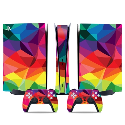 Texture decal skin for PS5 Digital Console and two Control.. Texture decal skin for PS5 Digital Console and two Control..