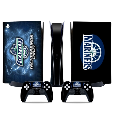 Seattle Mariners decal skin for PS5 Digital Console and tw.. Seattle Mariners decal skin for PS5 Digital Console and tw..