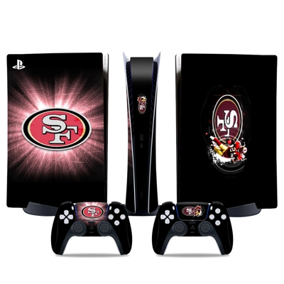 San Francisco 49ers decal skin for PS5 Digital Console and.. San Francisco 49ers decal skin for PS5 Digital Console and..