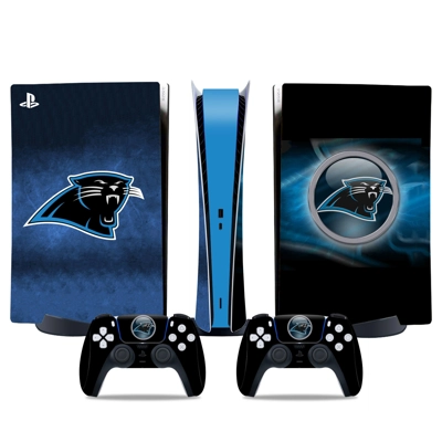 Carolina Panthers decal skin for PS5 Digital Console and t..