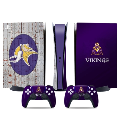 Minnesota vikings decal skin for PS5 Digital Console and t.. Minnesota vikings decal skin for PS5 Digital Console and t..
