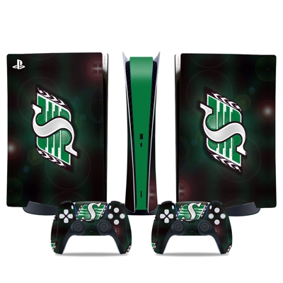 Saskatchewan Roughriders decal skin for PS5 Digital Consol.. Saskatchewan Roughriders decal skin for PS5 Digital Consol..