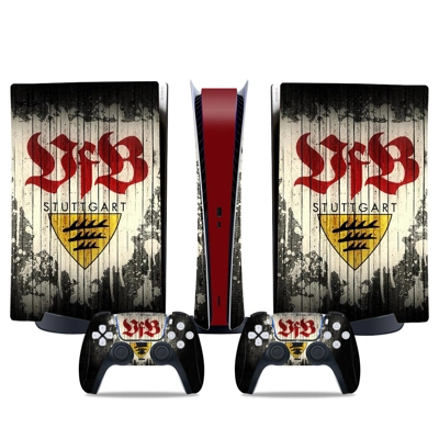 VfB Stuttgart decal skin for PS5 Digital Console and two C.. VfB Stuttgart decal skin for PS5 Digital Console and two C..