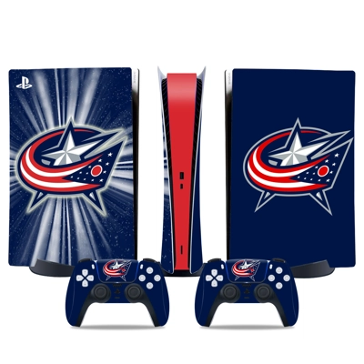 Columbus Blue Jackets decal skin for PS5 Digital Console a.. Columbus Blue Jackets decal skin for PS5 Digital Console a..