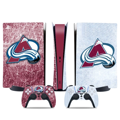 Colorado Avalanche decal skin for PS5 Digital Console and .. Colorado Avalanche decal skin for PS5 Digital Console and ..