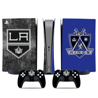 Los Angeles Kings decal skin for PS5 Digital Console and two Controllers