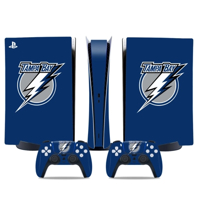 Tampa Bay Lightning decal skin for PS5 Digital Console and.. Tampa Bay Lightning decal skin for PS5 Digital Console and..