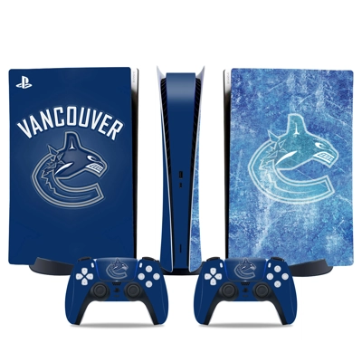 Vancouver Canucks decal skin for PS5 Digital Console and t.. Vancouver Canucks decal skin for PS5 Digital Console and t..