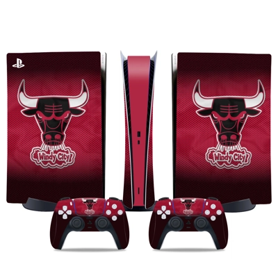 Windy City Bulls decal skin for PS5 Digital Console and tw.. Windy City Bulls decal skin for PS5 Digital Console and tw..