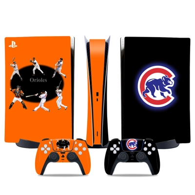 Baltimore orioles decal skin for PS5 Digital Console and two Controllers