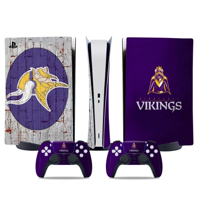 Minnesota vikings decal skin for PS5 Digital Console and t.. Minnesota vikings decal skin for PS5 Digital Console and t..